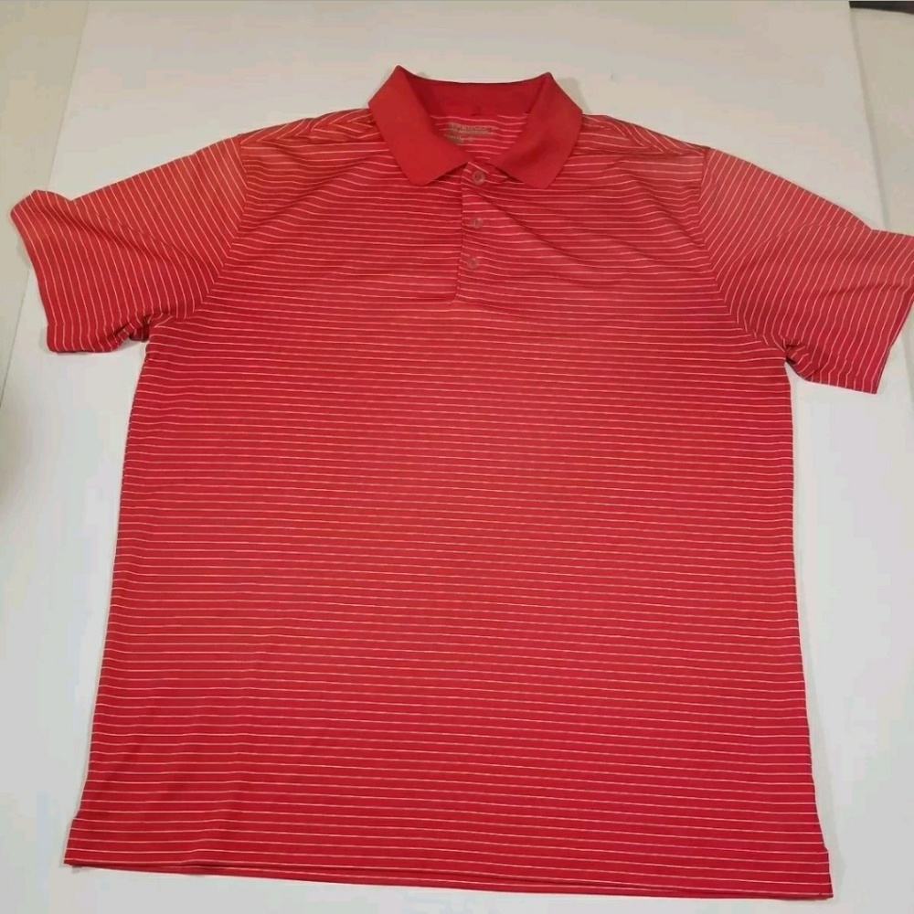 Nike golf dri fit polo orange size large